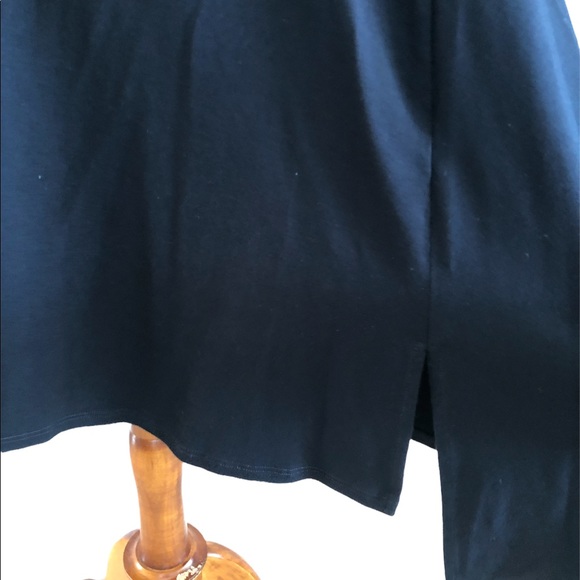 Eileen Fisher, Black Long Tunic, Size Large - Picture 2 of 8